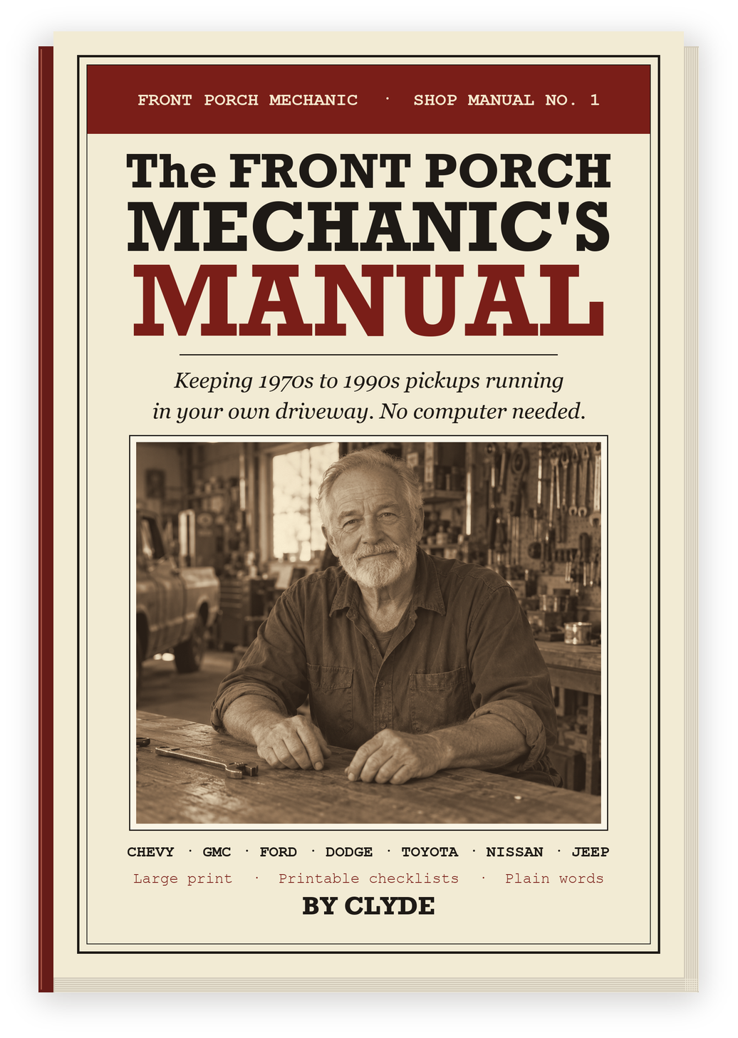 The Front Porch Mechanic's Manual, the cover